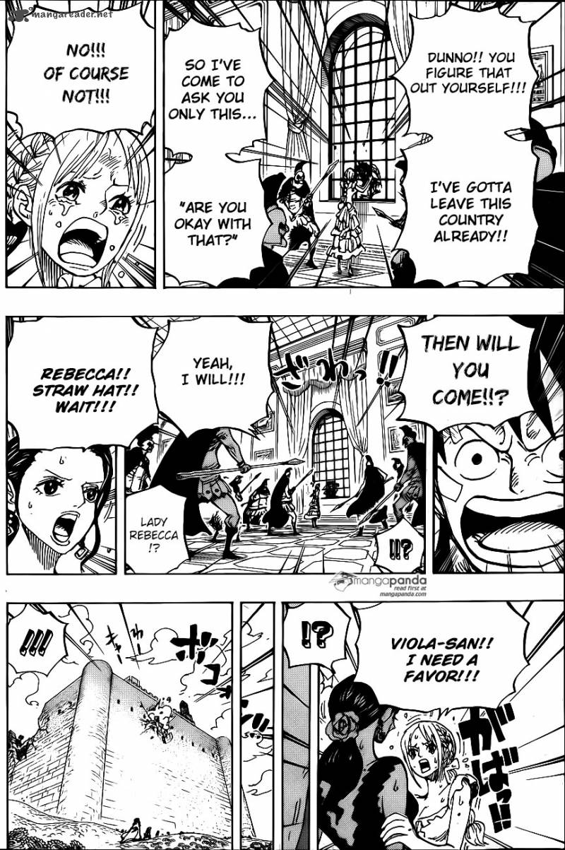 One Piece Chapter 797 page 8 - Chapter 797: Rebecca