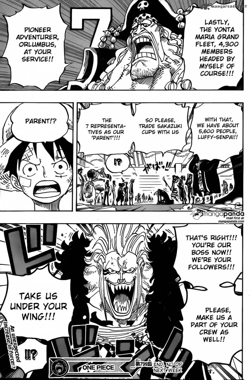 One Piece Chapter 799 page 14 - Chapter 799: Parent and Child