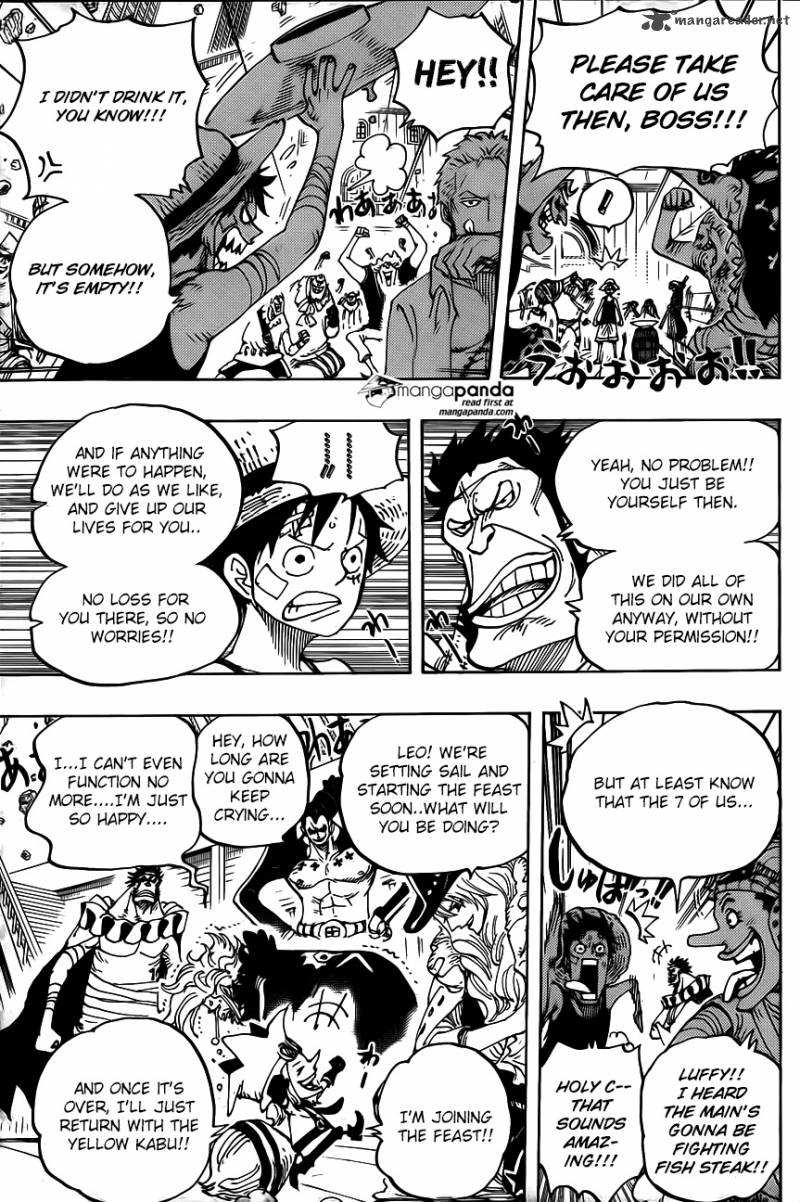 One Piece Chapter 800 page 11 - Chapter 800: Followers's Sake Cups