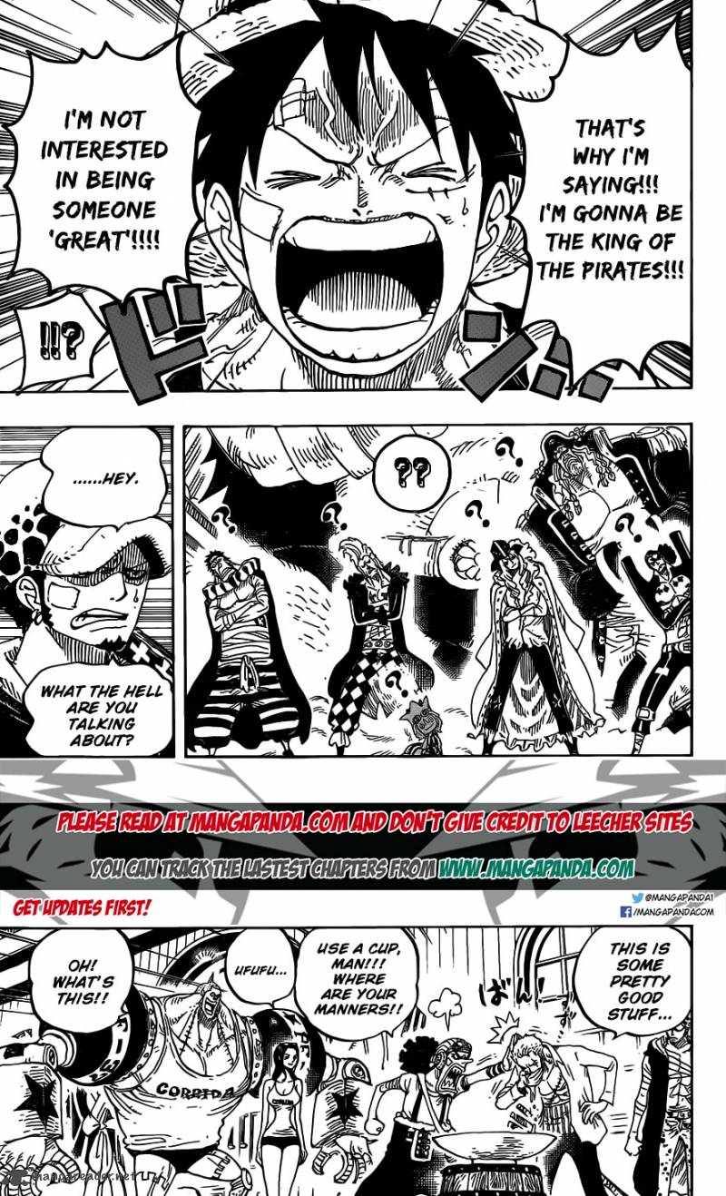 One Piece Chapter 800 page 4 - Chapter 800: Followers's Sake Cups