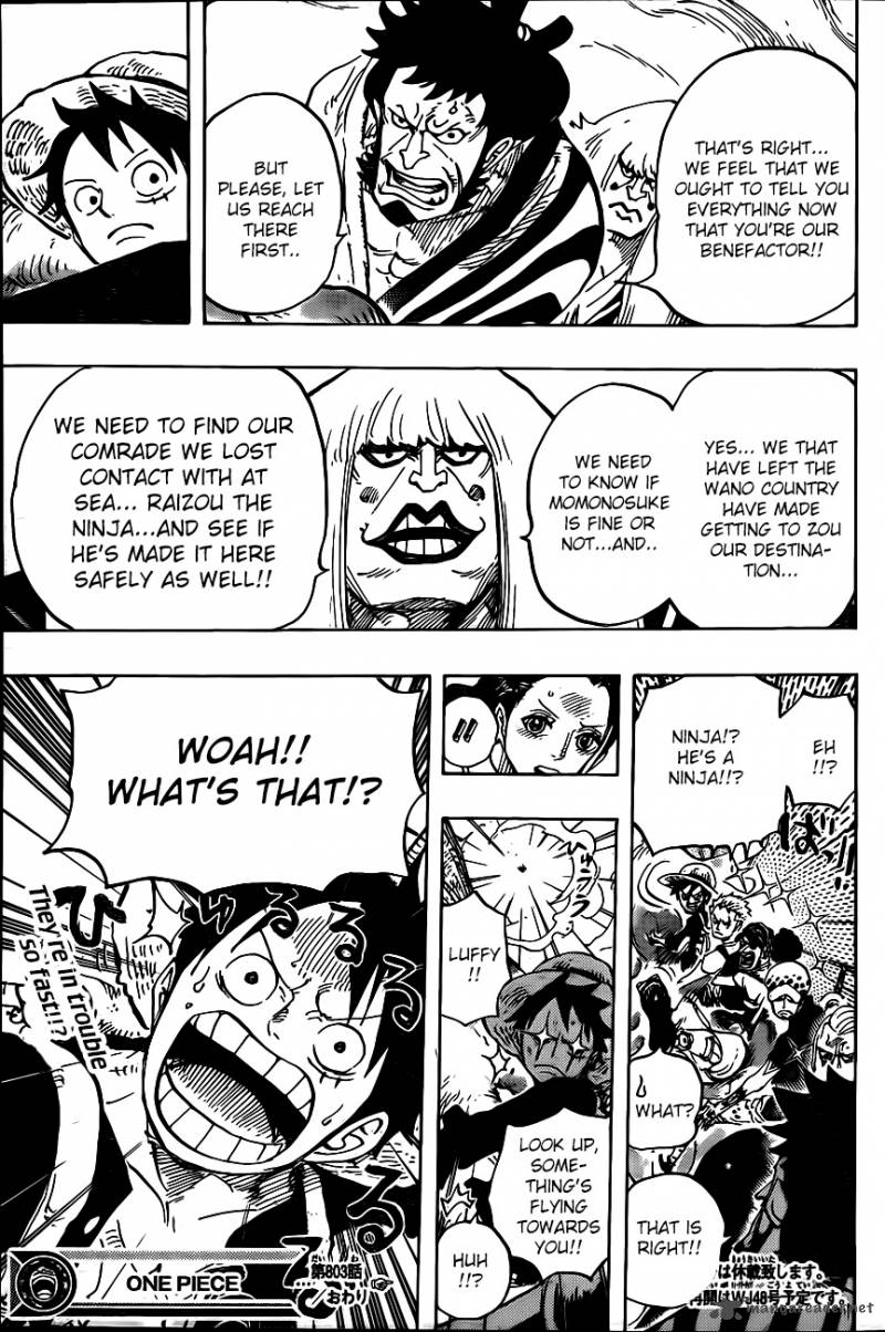 One Piece Chapter 803 page 13 - Chapter 803: Elephant Climbing