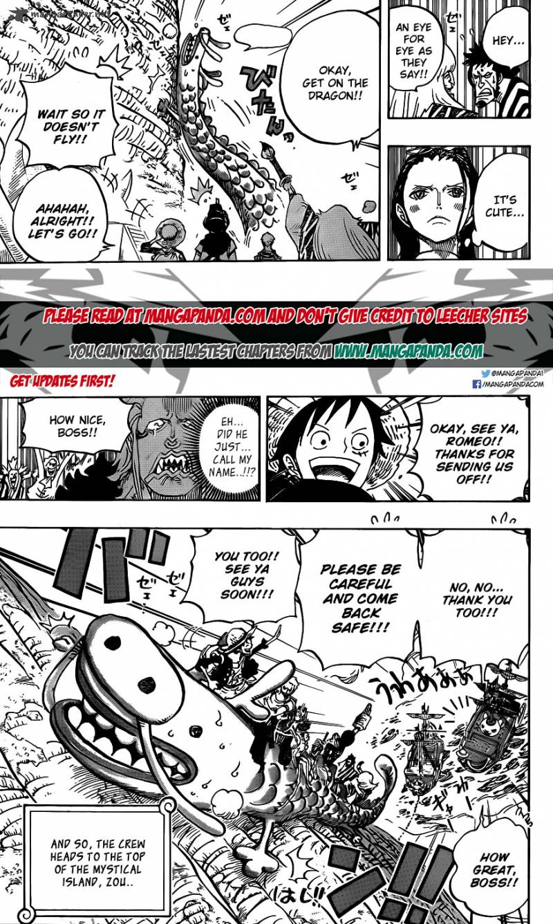 One Piece Chapter 803 page 5 - Chapter 803: Elephant Climbing