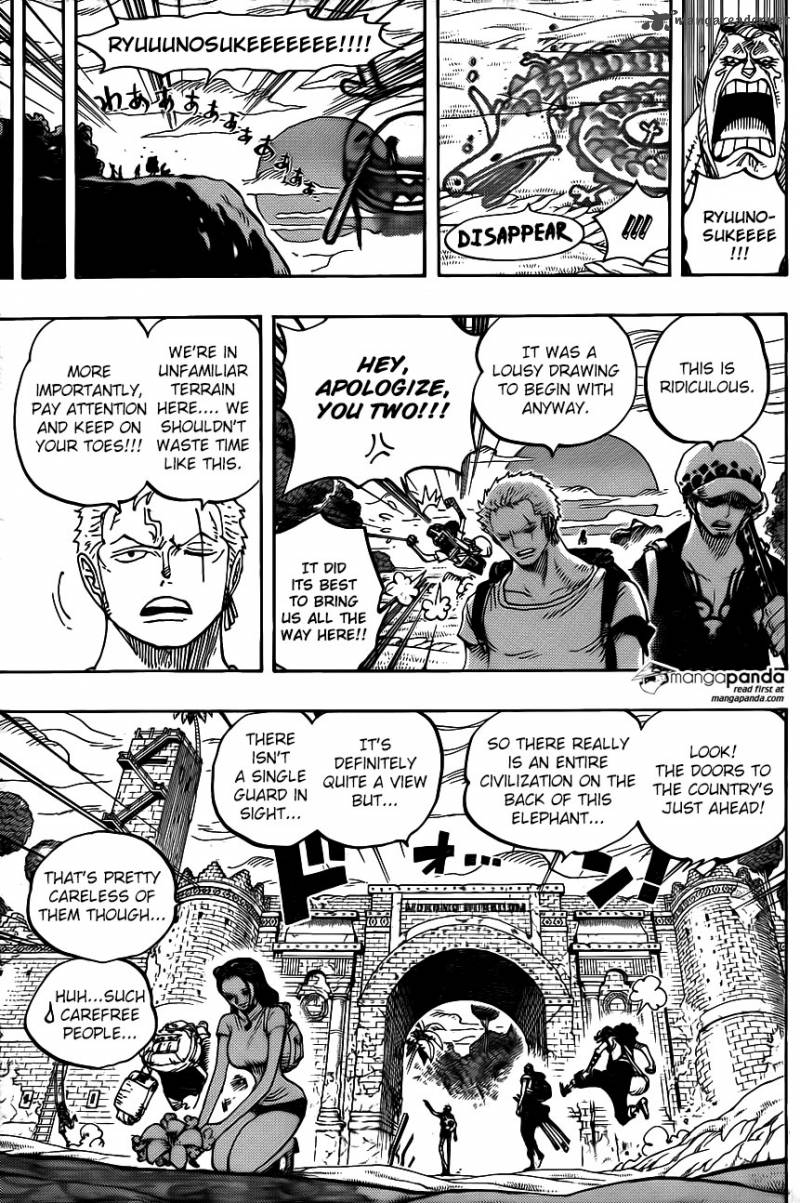 One Piece Chapter 804 page 9 - Chapter 804: Adventure in the Land Atop the Elephant's Back