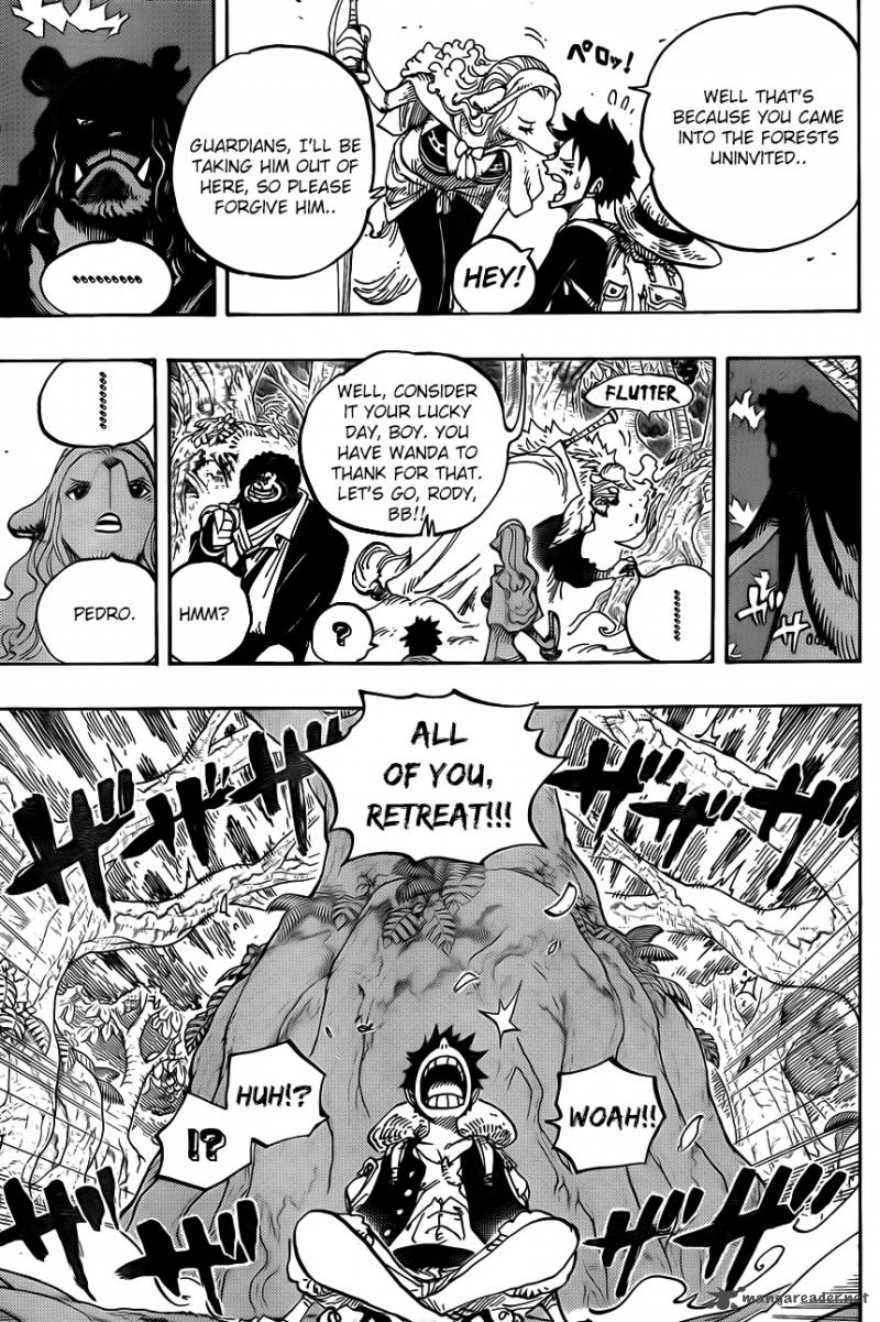 One Piece Chapter 805 page 12 - Chapter 805: The Mink Tribe