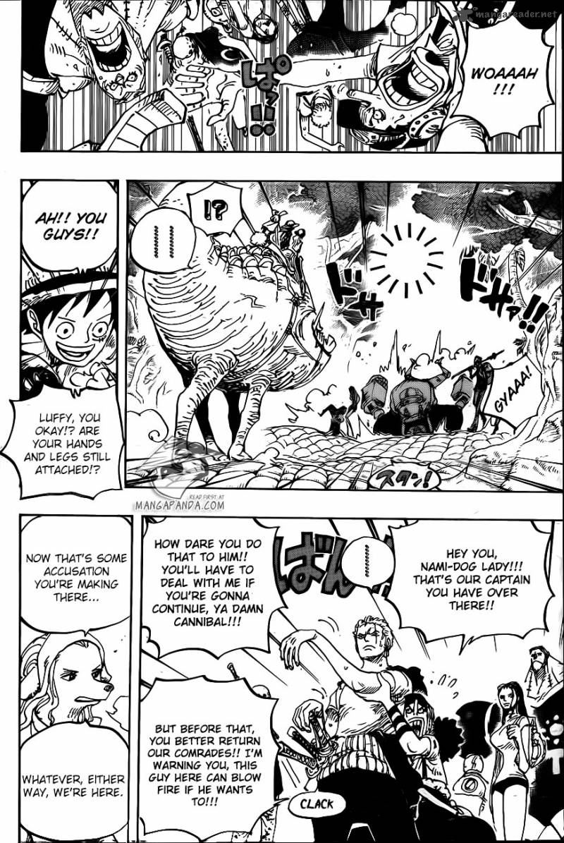 One Piece Chapter 806 page 10 - Chapter 806: At the Fortress of Right Belly