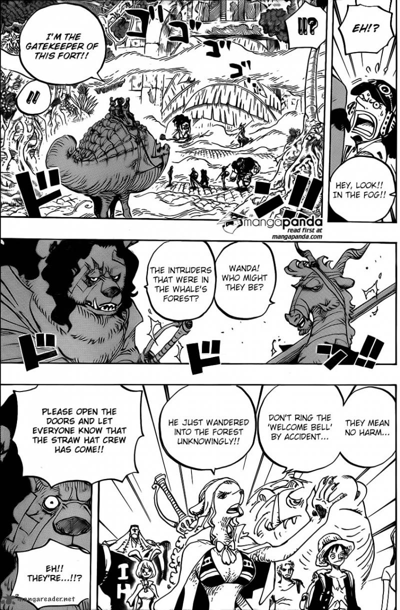 One Piece Chapter 806 page 11 - Chapter 806: At the Fortress of Right Belly