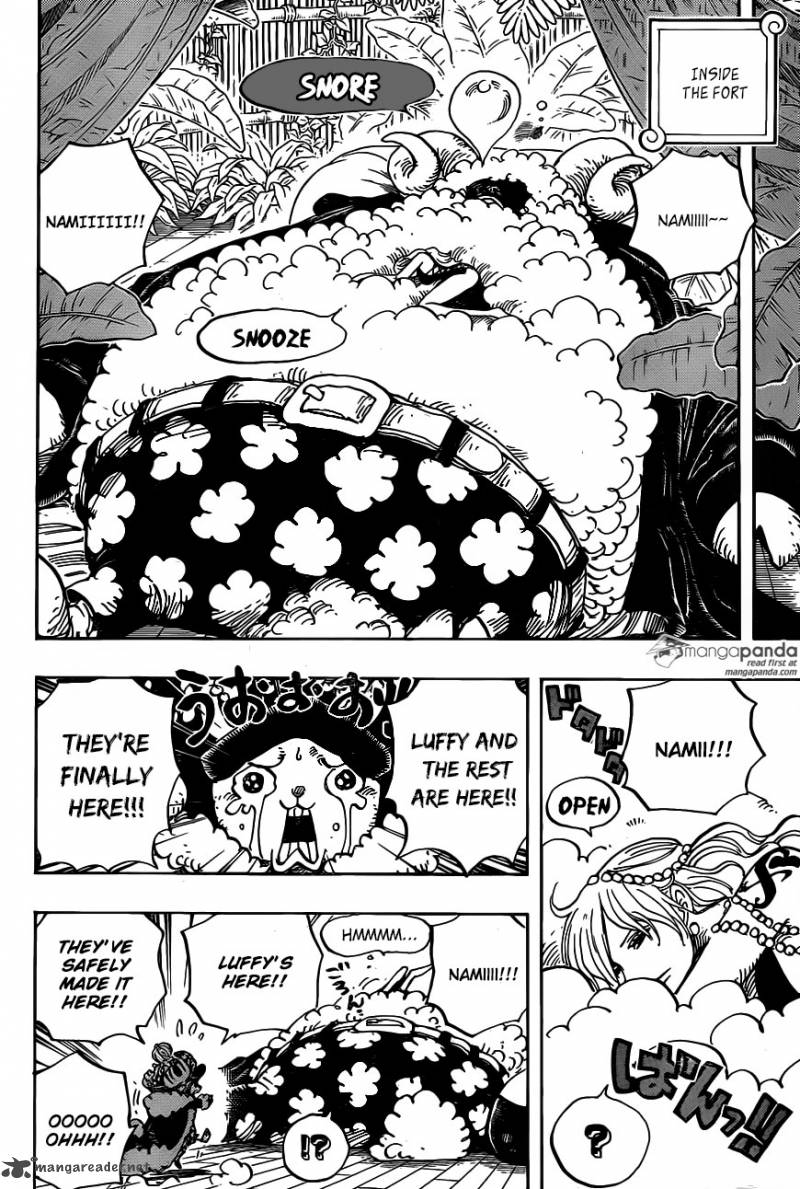 One Piece Chapter 806 page 12 - Chapter 806: At the Fortress of Right Belly