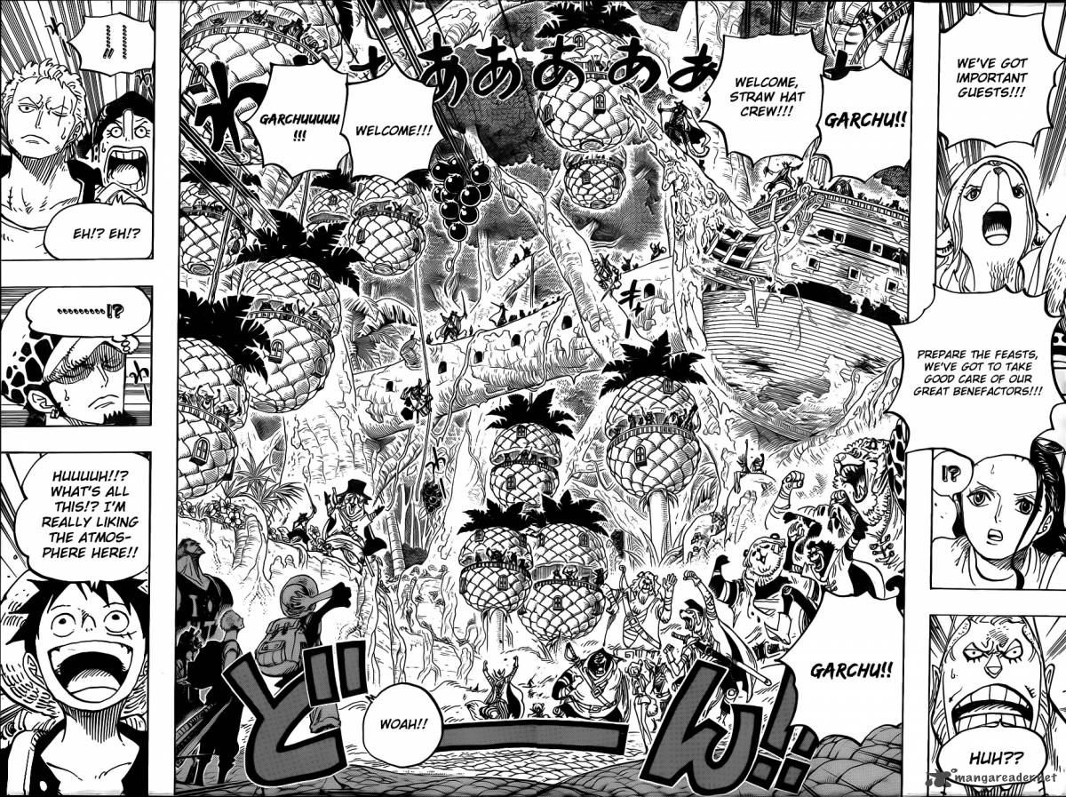 One Piece Chapter 806 page 14 - Chapter 806: At the Fortress of Right Belly