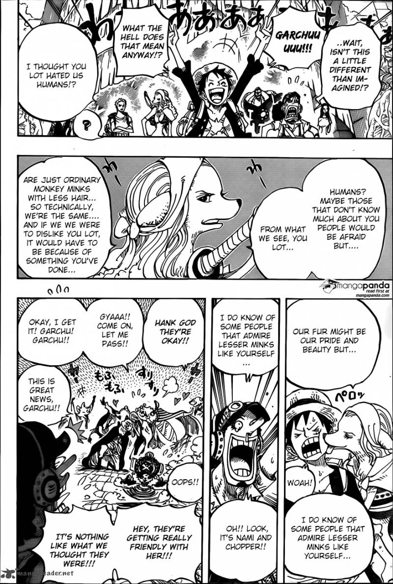 One Piece Chapter 806 page 15 - Chapter 806: At the Fortress of Right Belly