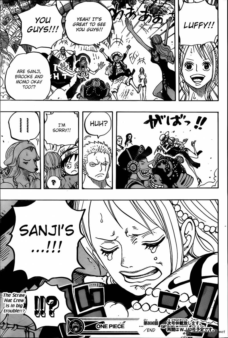One Piece Chapter 806 page 16 - Chapter 806: At the Fortress of Right Belly