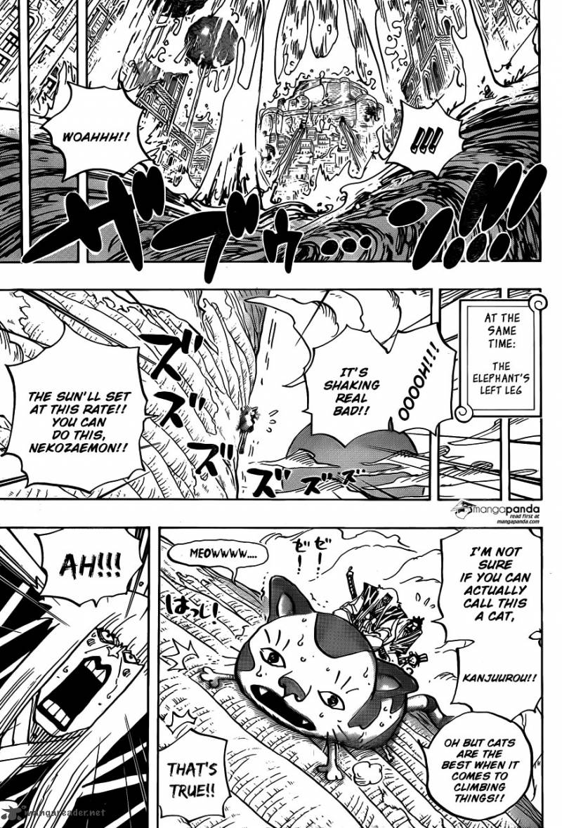 One Piece Chapter 806 page 3 - Chapter 806: At the Fortress of Right Belly