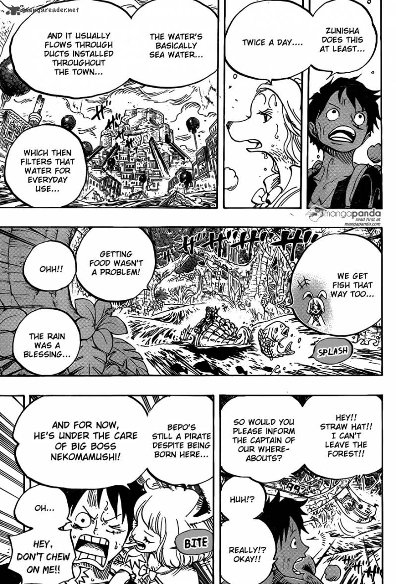 One Piece Chapter 806 page 5 - Chapter 806: At the Fortress of Right Belly