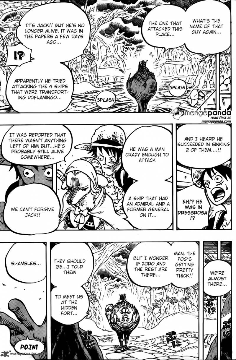 One Piece Chapter 806 page 9 - Chapter 806: At the Fortress of Right Belly
