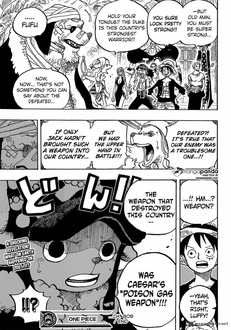 One Piece Chapter 808 page 16 - Chapter 808: Duke Inuarashi