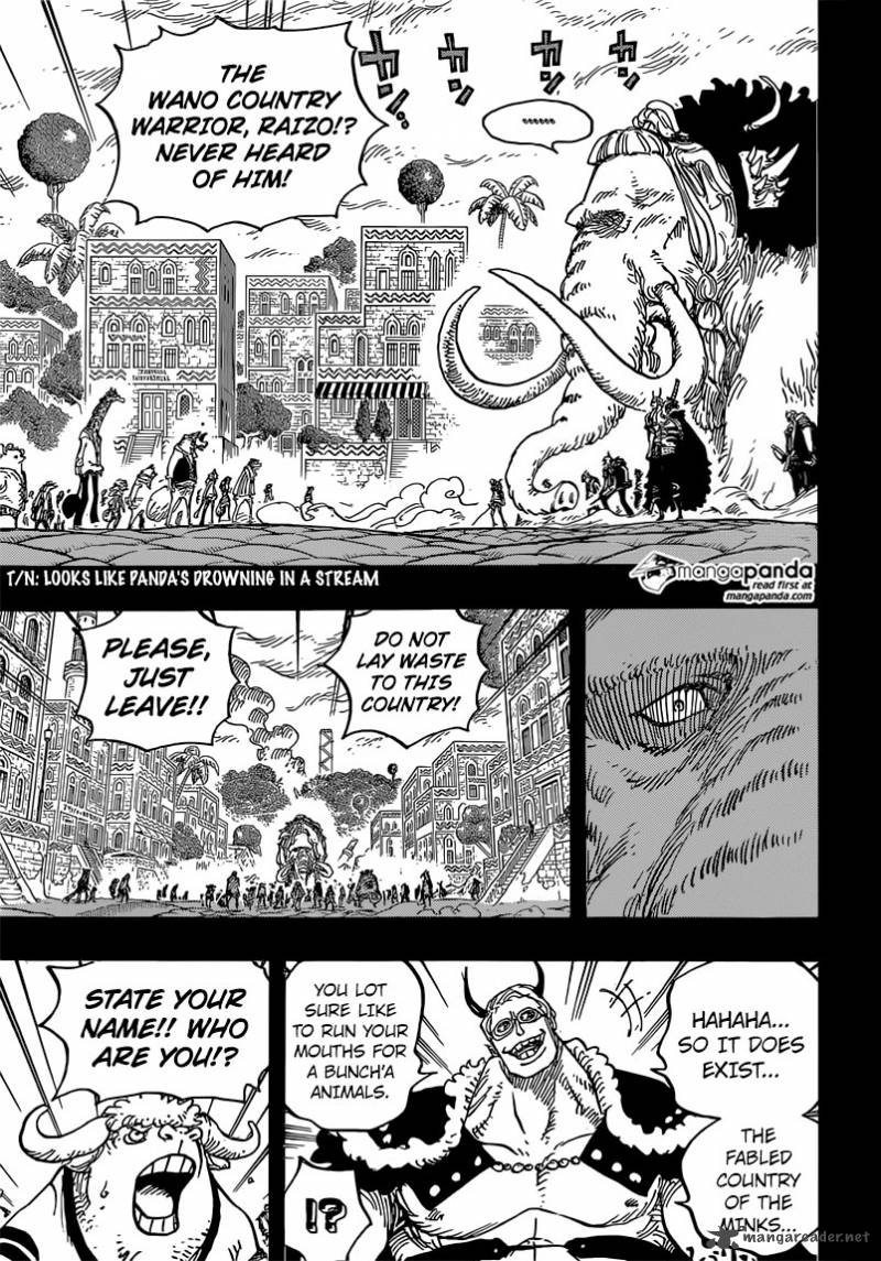 One Piece Chapter 808 page 3 - Chapter 808: Duke Inuarashi