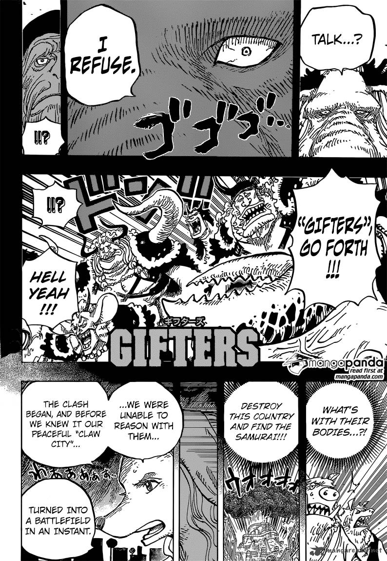One Piece Chapter 808 page 9 - Chapter 808: Duke Inuarashi