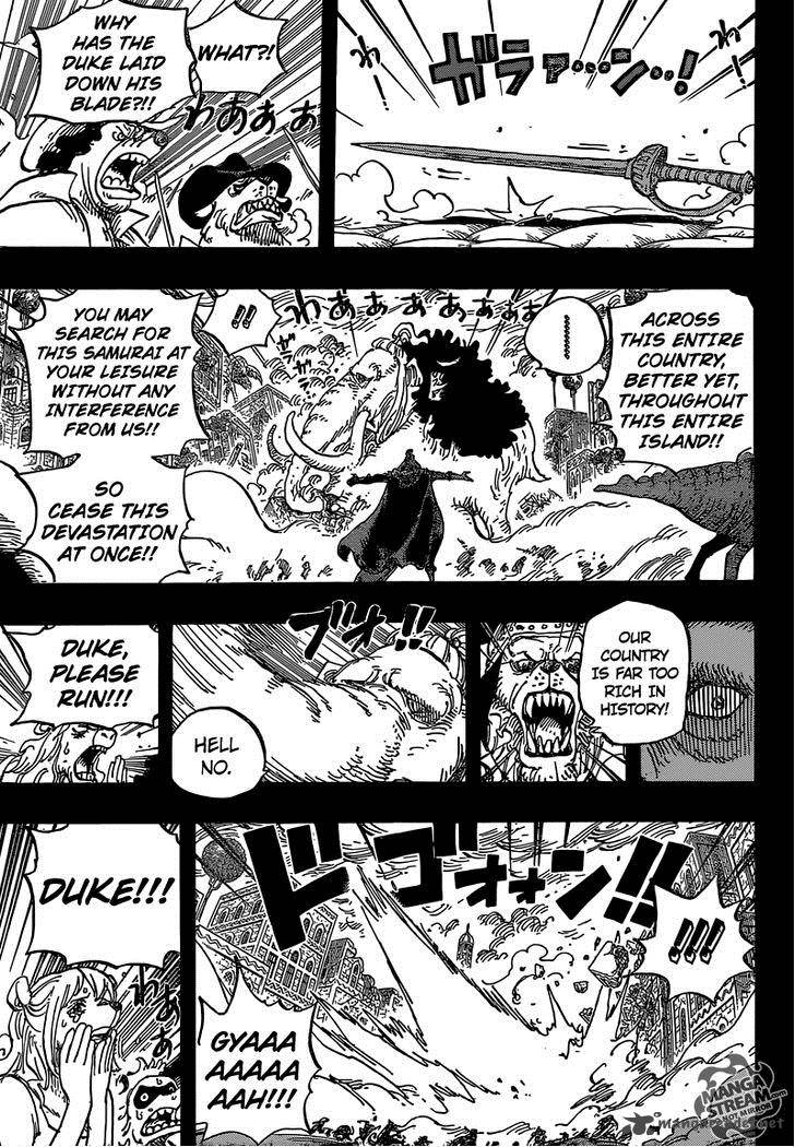 One Piece Chapter 809 page 12 - Chapter 809: Master Nekomamushi