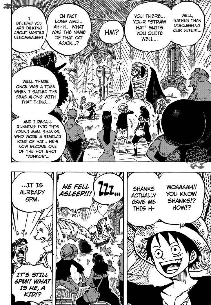 One Piece Chapter 809 page 6 - Chapter 809: Master Nekomamushi
