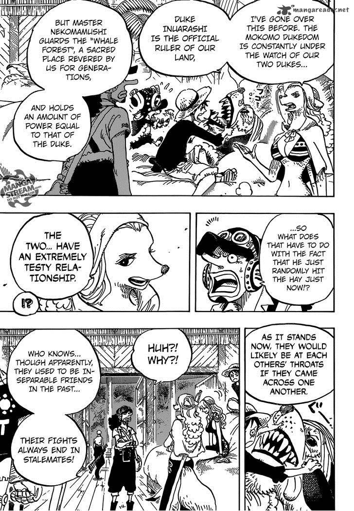 One Piece Chapter 809 page 7 - Chapter 809: Master Nekomamushi