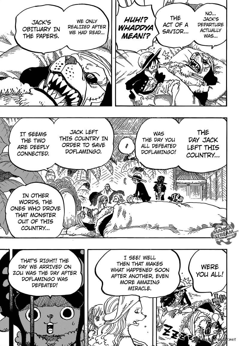 One Piece Chapter 810 page 11 - Chapter 810: The Curly Hat Pirates Arrive