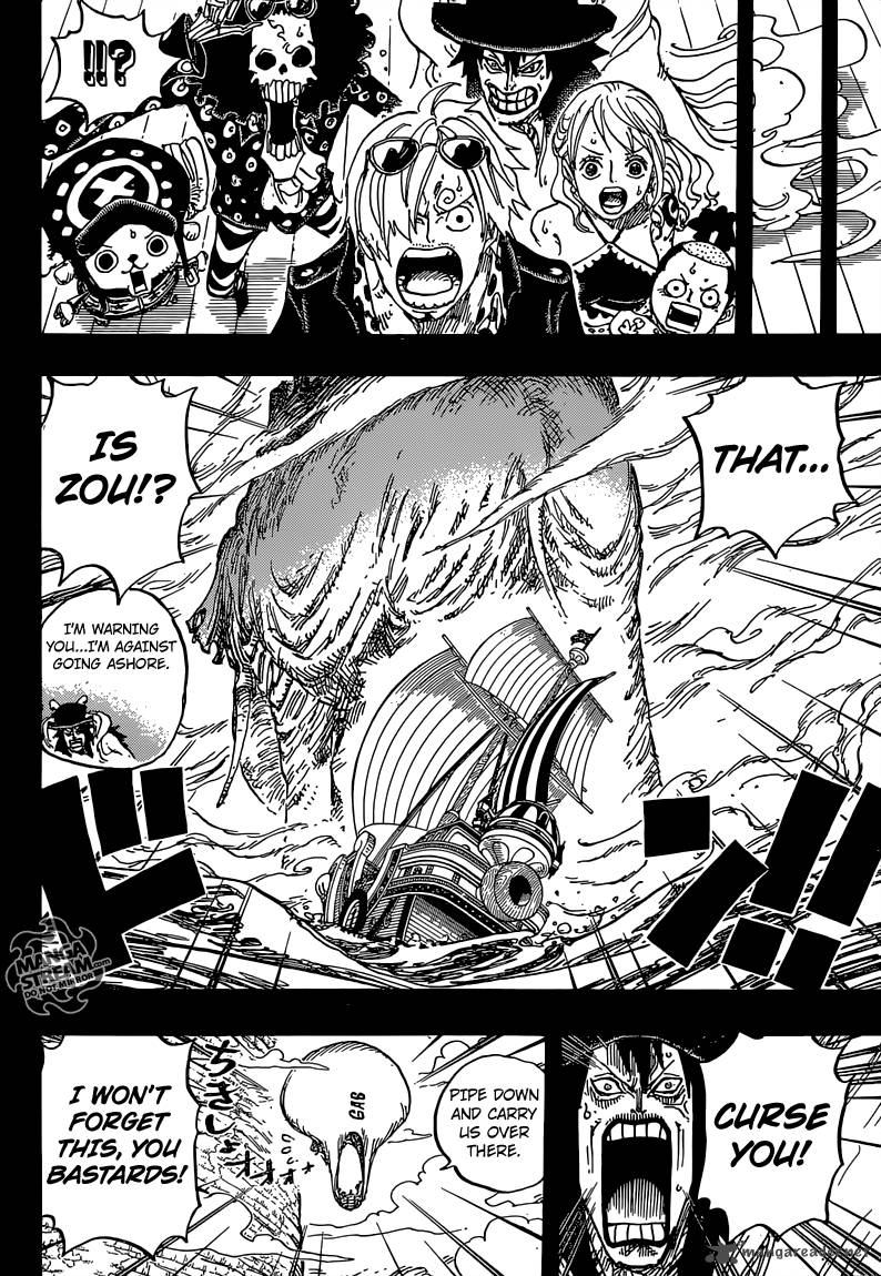 One Piece Chapter 810 page 12 - Chapter 810: The Curly Hat Pirates Arrive