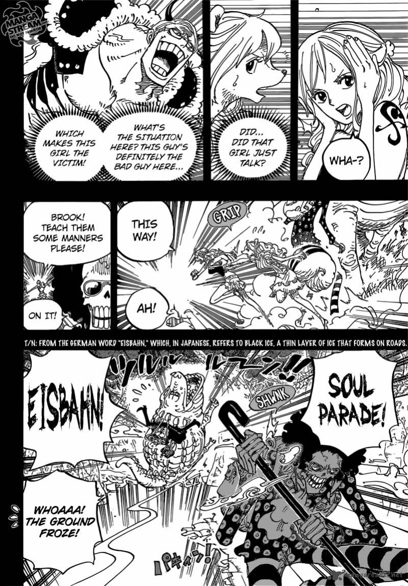 One Piece Chapter 810 page 14 - Chapter 810: The Curly Hat Pirates Arrive