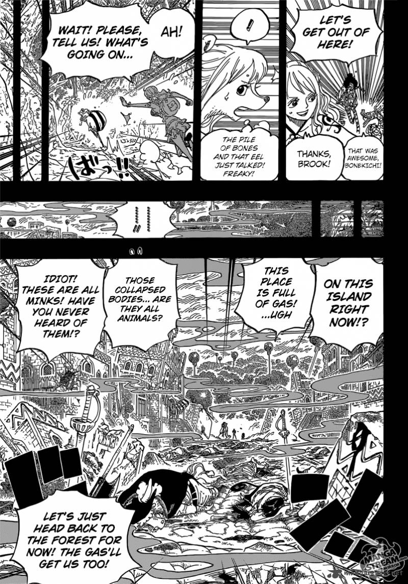 One Piece Chapter 810 page 15 - Chapter 810: The Curly Hat Pirates Arrive