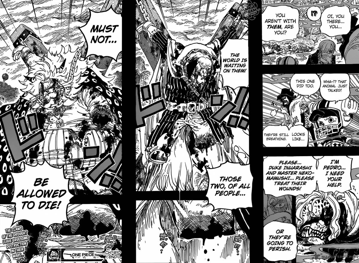 One Piece Chapter 810 page 16 - Chapter 810: The Curly Hat Pirates Arrive