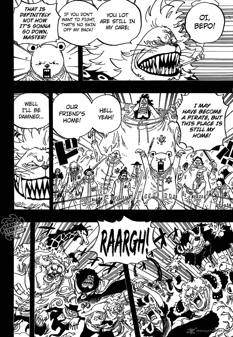 One Piece Chapter 810 page 4 - Chapter 810: The Curly Hat Pirates Arrive
