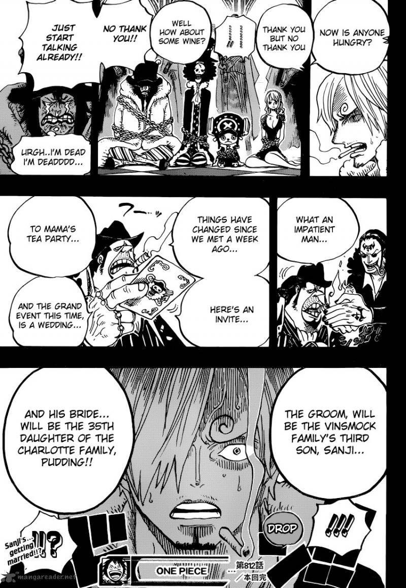 One Piece Chapter 812 page 17 - Chapter 812: Capone "Gang" Bege