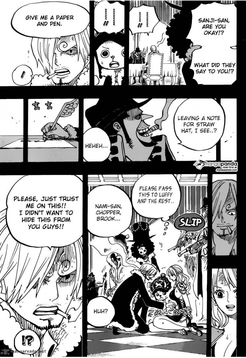 One Piece Chapter 813 page 11 - Chapter 813: Tea Party Invitation