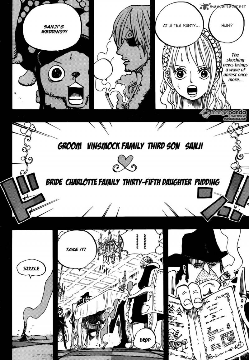 One Piece Chapter 813 page 2 - Chapter 813: Tea Party Invitation