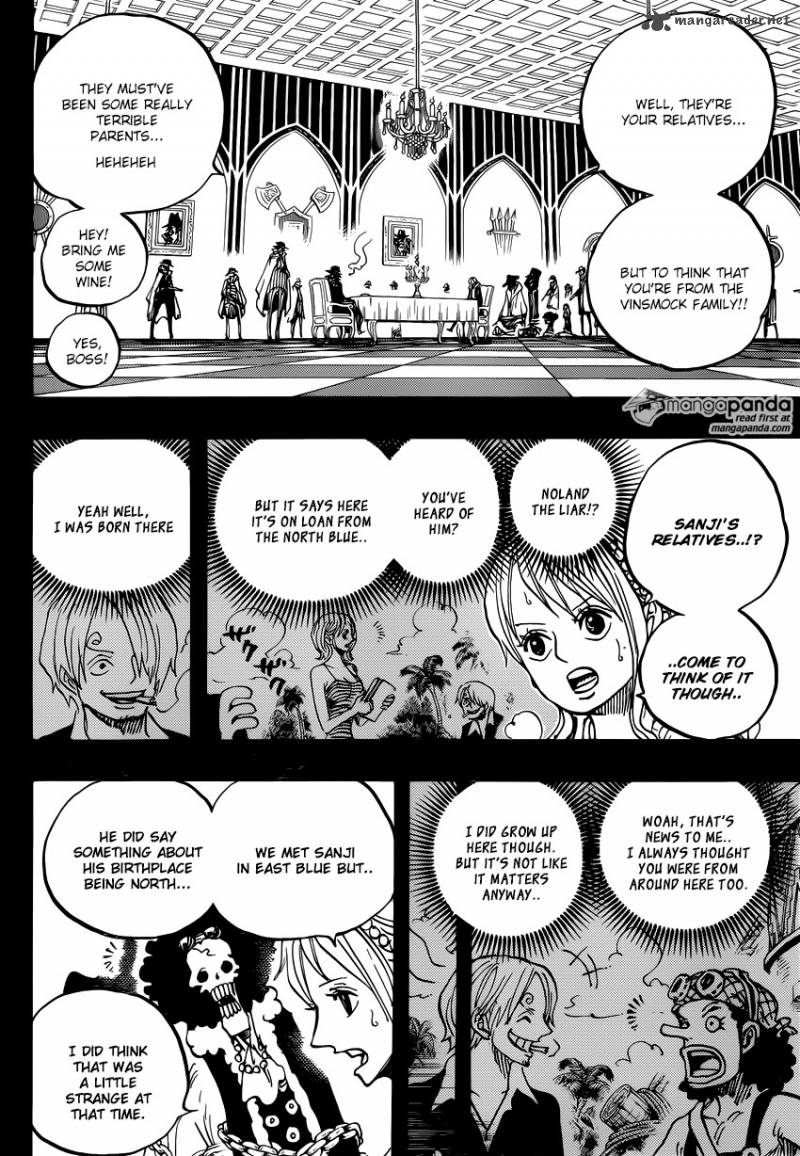 One Piece Chapter 813 page 4 - Chapter 813: Tea Party Invitation