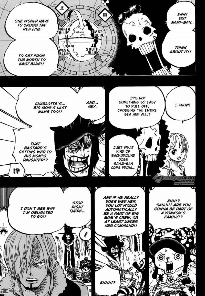One Piece Chapter 813 page 5 - Chapter 813: Tea Party Invitation