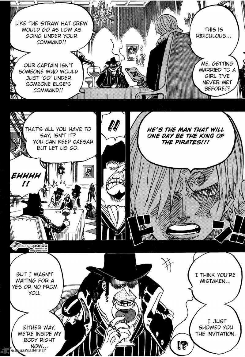 One Piece Chapter 813 page 6 - Chapter 813: Tea Party Invitation