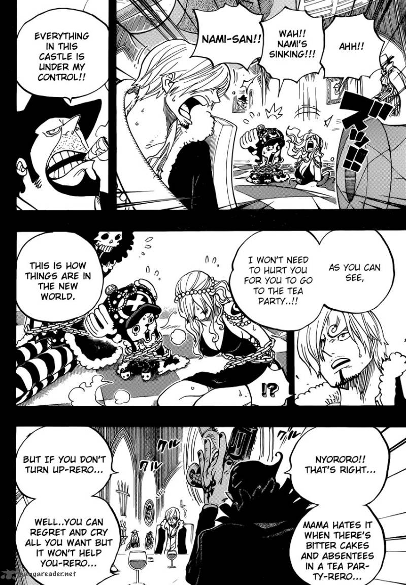 One Piece Chapter 813 page 8 - Chapter 813: Tea Party Invitation