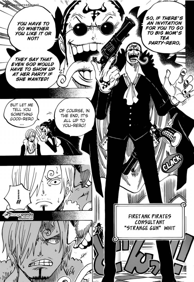 One Piece Chapter 813 page 9 - Chapter 813: Tea Party Invitation