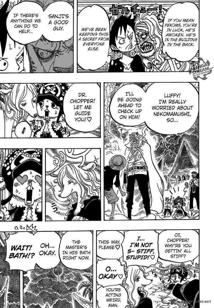 One Piece Chapter 814 page 12 - Chapter 814: Let's Go See Master Nekomamushi