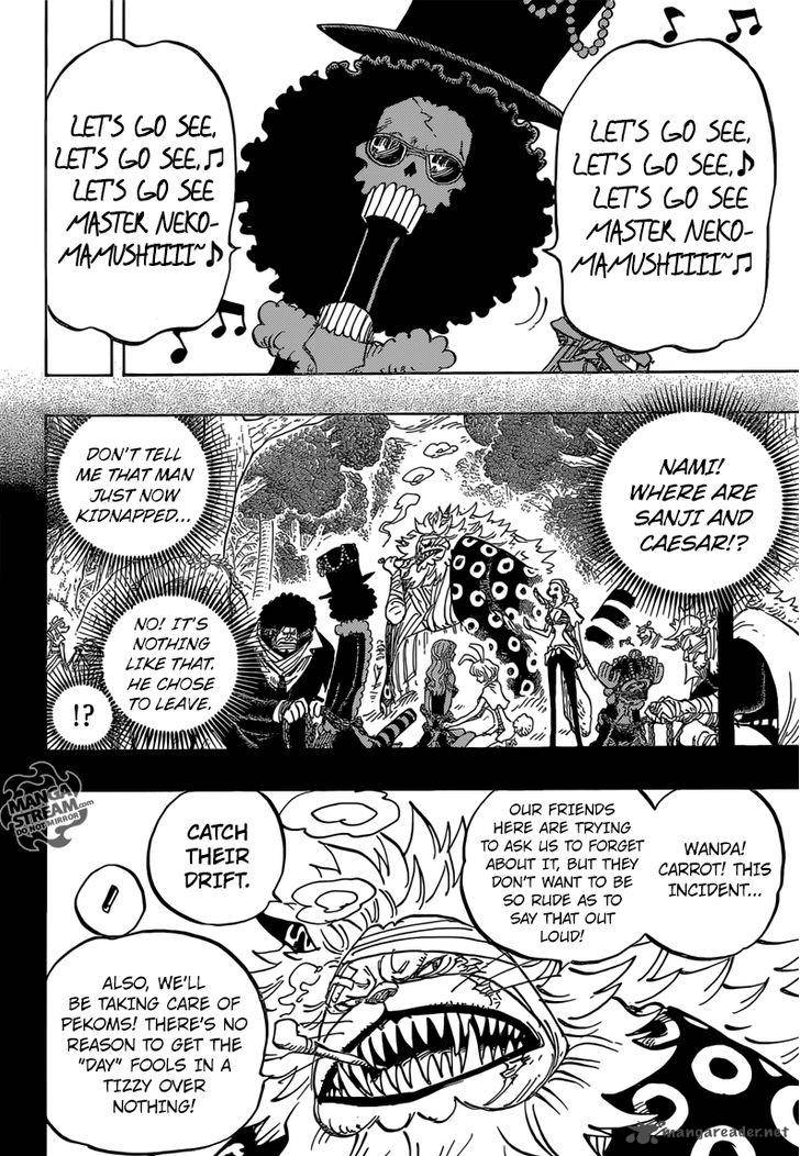 One Piece Chapter 814 page 2 - Chapter 814: Let's Go See Master Nekomamushi