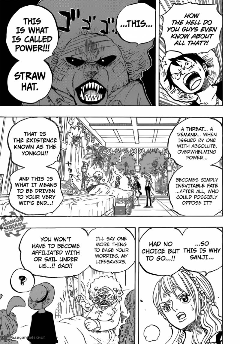 One Piece Chapter 815 page 5 - Chapter 815: Take Me with You!!