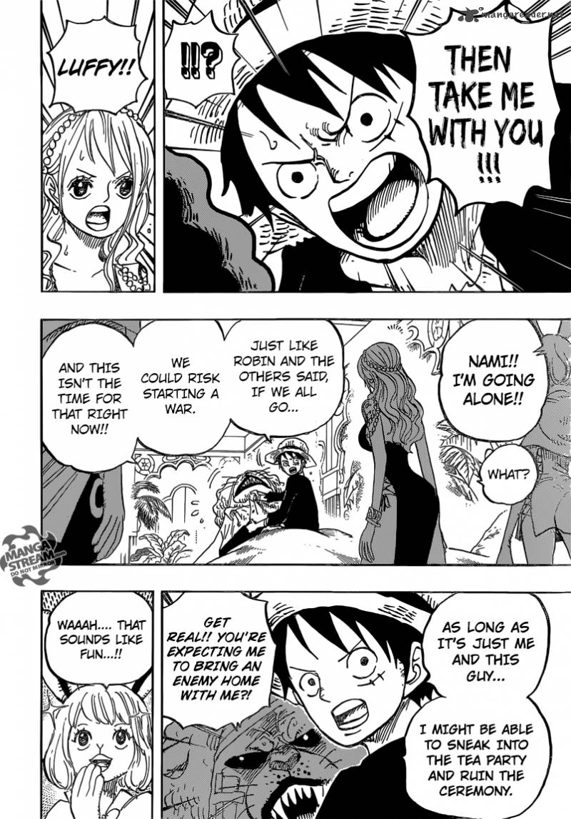 One Piece Chapter 815 page 8 - Chapter 815: Take Me with You!!