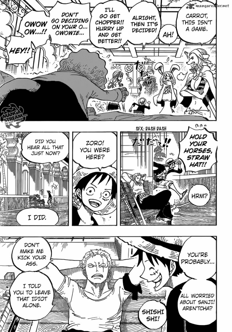 One Piece Chapter 815 page 9 - Chapter 815: Take Me with You!!