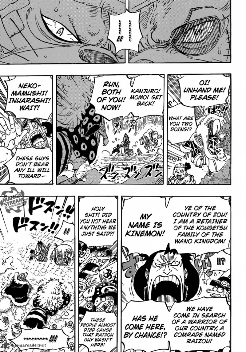 One Piece Chapter 816 page 13 - Chapter 816: Dog vs. Cat