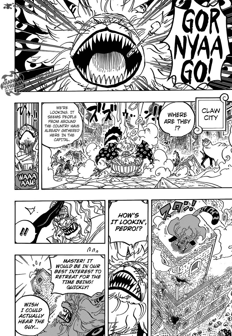 One Piece Chapter 816 page 6 - Chapter 816: Dog vs. Cat