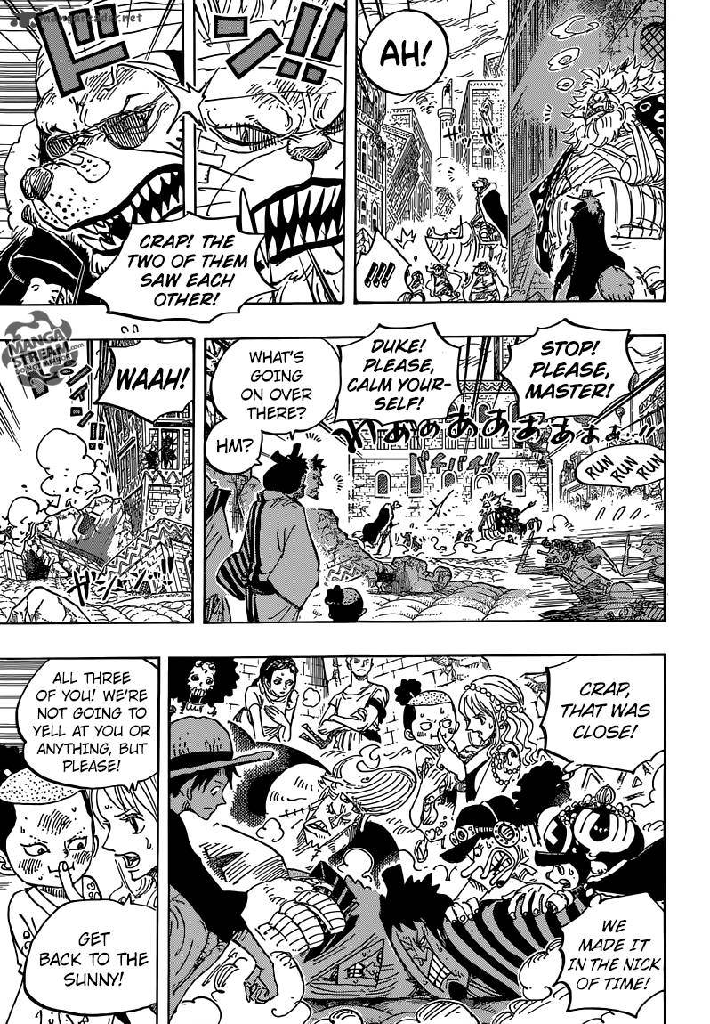 One Piece Chapter 816 page 7 - Chapter 816: Dog vs. Cat