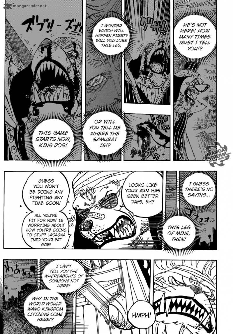 One Piece Chapter 816 page 9 - Chapter 816: Dog vs. Cat