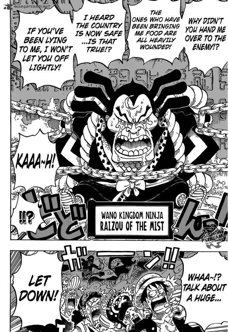 One Piece Chapter 817 page 14 - Chapter 817: Raizo of the Mist