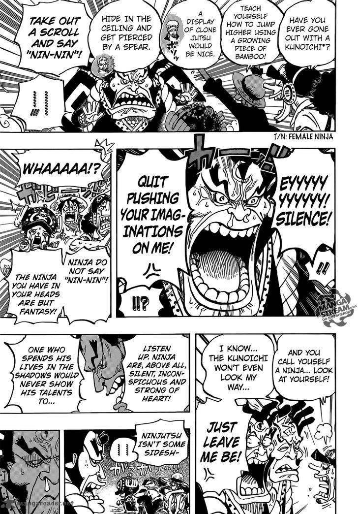 One Piece Chapter 817 page 17 - Chapter 817: Raizo of the Mist