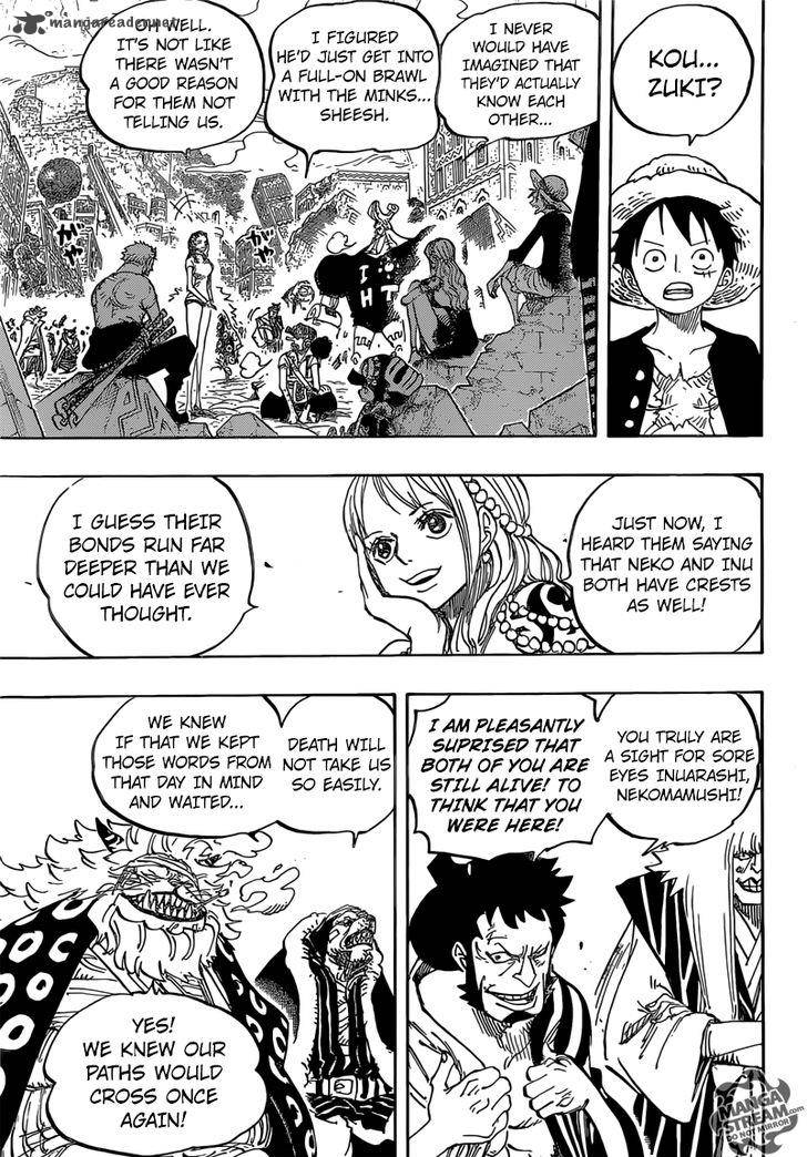 One Piece Chapter 817 page 5 - Chapter 817: Raizo of the Mist
