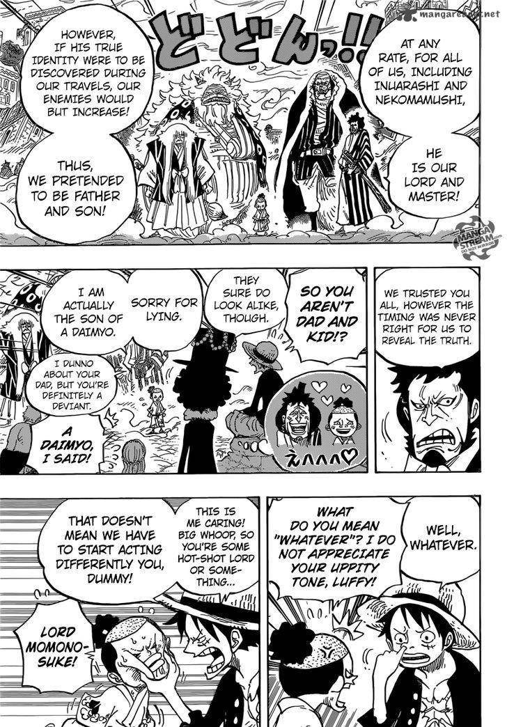 One Piece Chapter 817 page 9 - Chapter 817: Raizo of the Mist